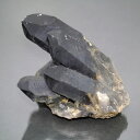 山東省産黒水晶 モリオン ケアンゴーム クラスター 1点物 約329g 天然石・置き物