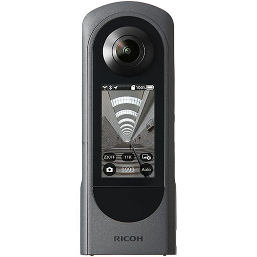 RICOH THETA X ᥿å졼 360٥ THETA꡼ΥɥХ󥹥ɥǥ2.25 緿վåѥͥ 60MP(11K)Ż߲軣 5.7K/30FPSư 꿶ǽ ¢꡼46GB