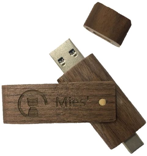 MIESf WOODEN USB 32GB 128GB WITH TYPEC INTERFACE (2 IN 1) ^CvC (TYPE-C USB3.1 GEN1 + USB3.0)fAtbVfBXN ؐ WOOD (32GB