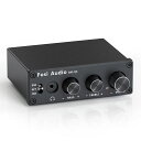 FOSI AUDIO Q4 DAC ヘッドフォンアンプ 小型 ミニステレオ 24ビット 192KHZ PC-USB/光/同軸/RCA入力 アナログオーディオコンバーター MAC/PC/TV/PS4/DVD対応 家庭用アクティブスピーカー対応 (USB