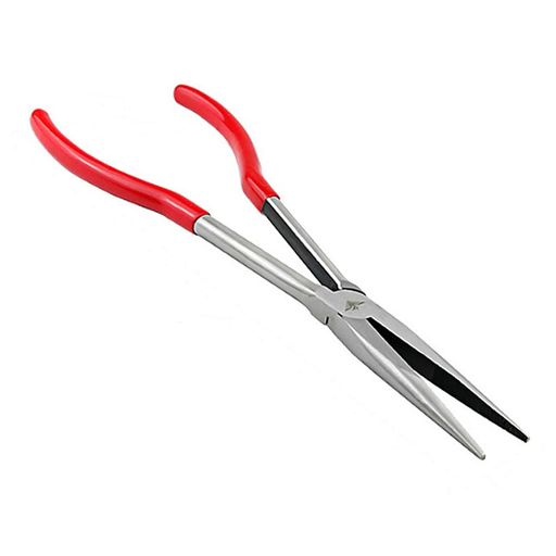 ラジオペンチ先長ロングプライヤー工具ロング先細ラジオペンチ超ロングノーズホースプライヤー狭い隙間の作業に活躍快適工具DIY手の届かない狭い所に最適20度