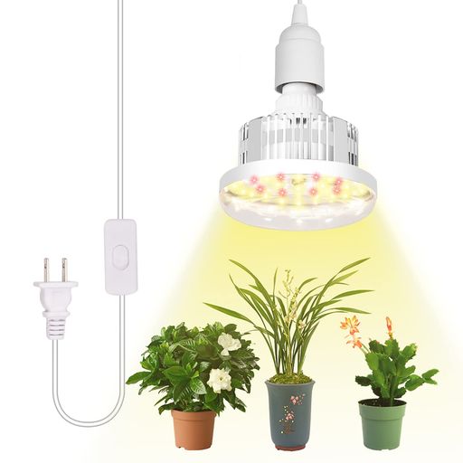 GREENGROWING植物育成用LEDライト E26植物育成ライト 吊り下げ式 植物用LED照明 30W フルスペクトル植物 ライト アルミニウム 栽培 ライト 日光が不十分な場所で光を補う 例えば家庭菜園 室内園芸 温室など 長寿命 節電