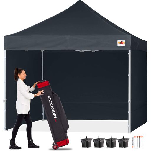 ABCCANOPY ワンタッチタープテント 屋根用ポール付き 横幕4枚(サイドシート3枚 ドアシート1枚付き) ファスナーで連結 3M/2.5M大型テント 3段階調節 キャスターバッグ付き 高強度 ABCCANOPY ワンタッチタープテント 屋根用ポール付き 横幕4枚(サイドシート3枚 ドアシート1枚付き) ファスナーで連結 3M/2.5M大型テント 3段階調節 キャスターバッグ付き 高強度