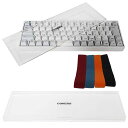 COVERS キーボードカバー HAPPY HACKING KEYBOARD PROFESSIONALシリーズ 専用 ゴムベルト 付き(クリア)(2)