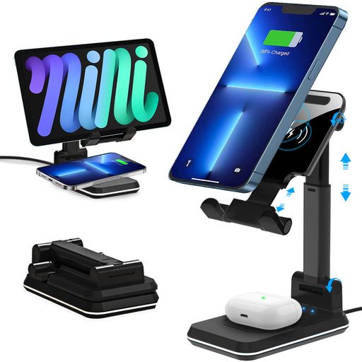ڥǥ奢15W®šۥ磻쥹2in1Ŵ她ޥۥɽiPhone/ӥɳٹĴǽ֥å/ipad...