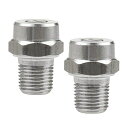 PERFECLANスプレーノズル先端チップ扇形25度NPT1/8インチ高圧洗浄機アクセサリー2個入り(4)