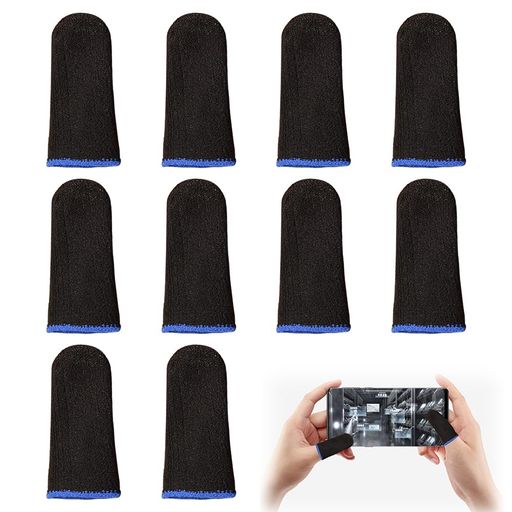 指サックゲーム用手汗対策操作性アップ滑り止めスマホ指サック音ゲーゲーム用超高感度指紋&静電防止縫い目ゼロ各種スマホゲームに対応通気性伸縮性洗濯可能締め付け感改善柔らかい手触り10個入(ブラック) 指サックゲーム用手汗対策操作性アップ滑り止めスマホ指サック音ゲーゲーム用超高感度指紋&静電防止縫い目ゼロ各種スマホゲームに対応通気性伸縮性洗濯可能締め付け感改善柔らかい手触り10個入(ブラック)