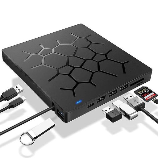 ZACOORA Ot DVD/CDhCu w USB3.0 ^|[^u CD/DVD ROM +/-RW A_v^[ bvgbv PCfXNgbv Rs[^p