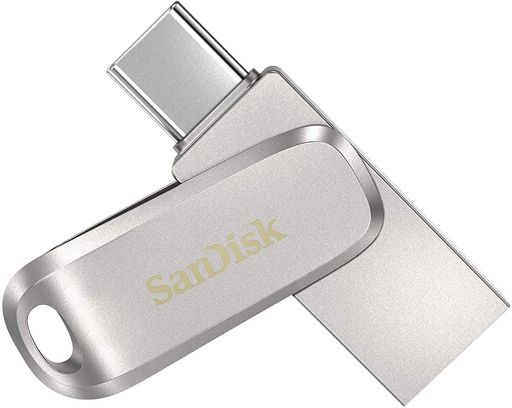 SANDISK 64GB ULTRA DUAL DRIVE LUXE USB TYPE-C (USB 3.1 GEN 1 / USB 3.0) FLASH DRIVE INTERNATIONAL PACKAGING