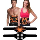 EMS 腹筋ベルト ステンレス電極パッド 筋トレ トレーニングマシーン カロリー表示 8枚ステンレス 最強モデル ジェルシート不要 腹筋 お腹 二の腕 多部位対...