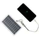 AZ-FRONT災害用ソーラーパネルUSB充電器スマホ対応ポータブル電源停電対策防災グッズアウトドアキャンプ用(2Wタイプ)