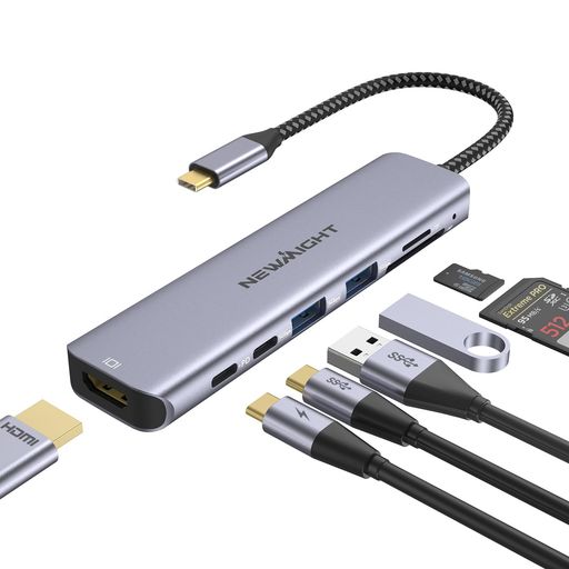 USB C nu 7-IN-1A_v^ HDMI TYPE-C nu 4K@30HZ HDMI USBnu TYPE-C~2|[gUSB-A 3.0~2|[g 5GBPSf[^] PD 100W }[d|[g SD/TFJ[hXbg USB C
