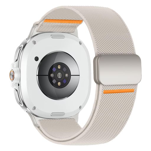 コンパチブルSamsungGalaxyWatch8バンド40mm44mm/galaxywatch8classic46mm用ナイロン伸縮性腕時計バンド、スポーツ磁気伸縮性ナイロン磁気バックル腕時計バンドギャラクシーウォッチ8用(2)