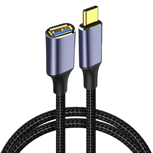 樂天商城 - USBC変換アダプタ5Gbps伝送/2A大電流Type-C3.1オス対USB3.0メスOTGオーディオケーブル携帯電話/タブレット/ノート/USB/プリンタなどのデバイスに対応(0.5m)