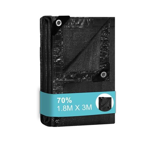 BeGrit日除けシェード屋外1.8x3m遮熱ネットひよけシェード遮光率70%オーニング日よけシェード園芸ベランダ植物日よけネットブラック用ベランダテラス駐車場カーポート