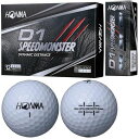 本間ゴルフ HONMA ボール D1 スピードモンスター ボール 3ダースセット 3ダース(36個入り) ホワイト