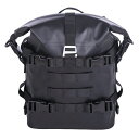 WILDHEARTローラーバンパーバッグ8L完全防水、クイックインストール、お手入れが簡単多機能防水バッグ(ブラック)