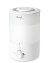 【節電対策】LEVOIT (レボイト) 加湿器 アロマ 卓上 大容量 3L 17畳まで対応 小型 超音波式 28DB 省エネ 静音 上から給水 ナイトライト 2...
