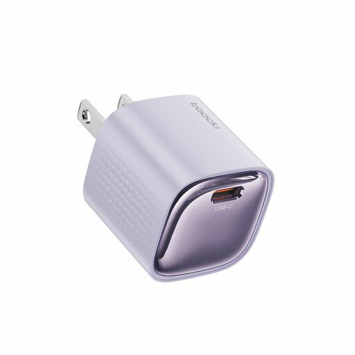 TOOCKI30WPD/QC/PPS対応急速充電器USB-C小型充電器ミニサイズTYPEC充電器軽量小型タイプC充電器【PSE技術基準適合/GAN技術搭載】PHONE16/PHONE15/PHONEPLUS、MACBOOK