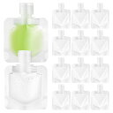 Frcolorシャンプー小分け袋30ml15個旅行化粧品小分け液体個包装旅行化粧品小分けシャンプー詰め替えボトル容器小分けボトル漏れ防止半透明密封性【客室乗務員推薦の容量】