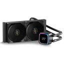 OCYPUSIOTAL24CPUクーラー水冷、デジタルディスプレイ、240MMAIO簡易水冷CPUクーラー、効率的な冷却ポンプ、ARGB照明コントロール、120MMPWMファン、最大2000RPM、AMD&INTELLGA対応