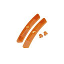 BULLSPANN 自転車 リフレクター 反射板 12.7X2X1.2CM 直径11MM バイク クロスバイク マウンテンバイク プラスチック 1セット オレン...