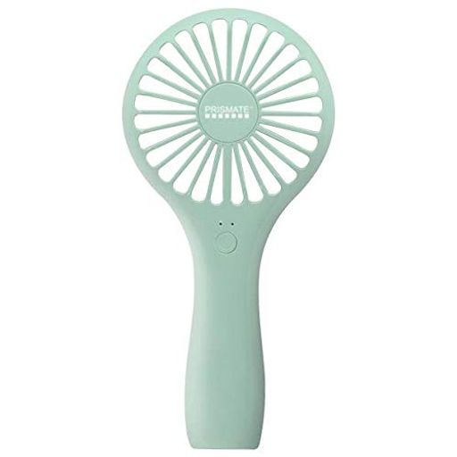 PRISMATE(プリズメイト)充電式スリムハンディファンネックストラップ付PR-F030(パウダーブルー(PB))
