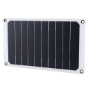 ソーラーパネル10W9.5X5.5インチ太陽光充電器ソーラー充電器アウトドア用ソーラー充電器旅行やキャンプに対応アクセサリー付き