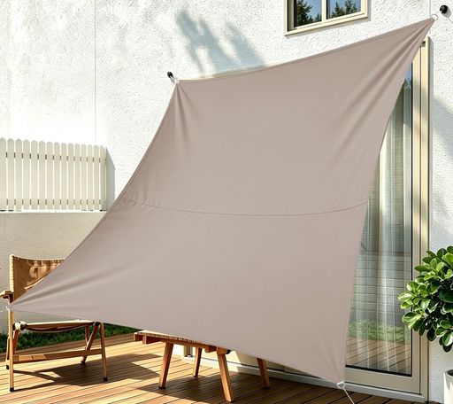 晴れマーク雨傘マーク【日除けシェード・断熱遮光+UVカット】高密度の400Dポリエステル素材を採用、UVカット率が95%以上で、紫外線対策に最適、身体や植物、家具、車などをしっかり守ります。約49%の断熱率で、シェード内側を涼しくします。窓辺や玄関先、ベランダなどに取り付けば、室温上昇を抑え、冷房効率が上がるため、節電にもつながります。 晴れマーク雨傘マーク【雨よけシェード・優れた撥水力】日よけの定番防水サンシェードです。裏面に2層撥水PUコーティングを加工、撥水レベル4級の高い撥水性能を実現、突然の雨でも安心。また、縫い目に透明の防水テープ入れて、縫い目の水漏れに効きます。 晴れマーク雨傘マーク【プライバシー保護・視線対策】透けにくい生地なので、高い位置からの視線や道路、隣家などからの視線をしっかりカット。ベランダや庭、玄関先などのおしゃれな目隠しとしても大活躍。 晴れマーク雨傘マーク【優れた耐候性&amp;丁寧な細部】➊シェード本体は紫外線、風、熱、酸化及び腐食などに強い高密度ポリエステル素材を採用、色褪せにくく、引き裂きにくく、耐久性が高い。形状記憶加工なので変形しにくい、美しい外観を持つ。