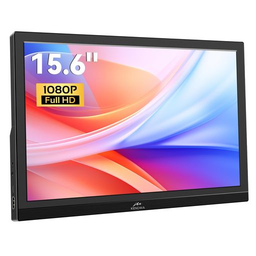モバイルモニター 15.6インチ KENOWA FHD 1920*1080 解像度 60HZ 5MS 薄型 TYPE-C 標準HDMIポート/スピーカー内蔵/COMPUTER/LAPTOP/RASPBERRY PI/PS4/XBOX/WINDOWS 7 モバイルモニター 15.6インチ KENOWA FHD 1920*1080 解像度 60HZ 5MS 薄型 TYPE-C 標準HDMIポート/スピーカー内蔵/COMPUTER/LAPTOP/RASPBERRY PI/PS4/XBOX/WINDOWS 7