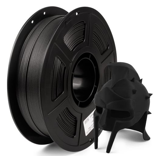 iSANGHUカーボンファイバーPETGフィラメント1.75+/-0.02mm、アップグレードされたブラックPETGCF3Dプリ..