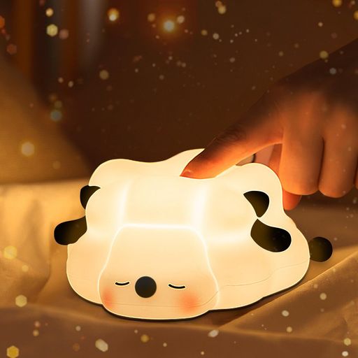 ナイトライト充電式授乳ライト間接照明ランプひつじ羊グッズ常夜灯叩くプニプニAmmToo30分タイマーおしゃれかわいいグッズルームライト調光目に優しい枕元ライト雰囲気作りインテリア…のサムネイル