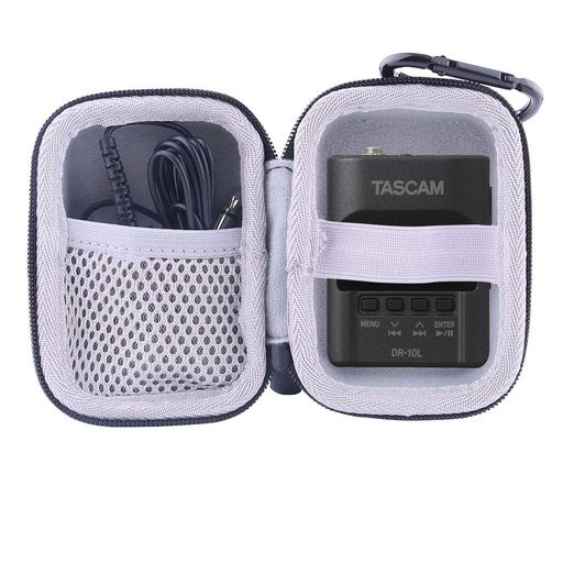 用のTASCAM(タスカム)ピンマイクレコーダーDR-10L/DR-10LPro対応収納ケース-WERJIAJP 材質:耐久性のある高級ハードEVA素材、優れた肌触り、中身の柔らかい保護。 用途:保管保護、汚れ、衝撃、磨耗を防ぐことができ、ハードシェルは耐衝撃性、防塵、半防水性能を持ち、中身を保護することができます。 デザイン:コンパクトで軽量なデザイン、持ち運びや保管が簡単、旅行や家庭での保管におすすめ。 インナーサイズ:9CM*6.1CM*4CMご注意:だけ収納袋で販売(機器および付属品は含まない)