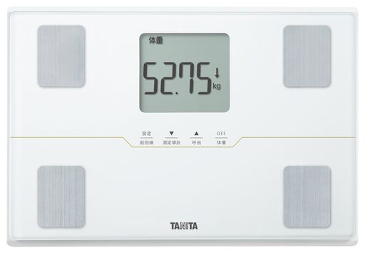 タニタ 体重 体組成計 50G ホワイト BC-315 WH 自動認識機能付き/立掛け収納OK 1