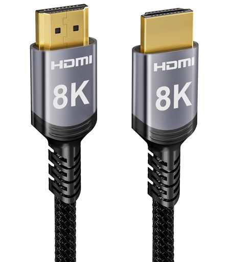 Sniokco 8K 4K HDMI 2.1 ケーブル 10M、48Gbps超高速HDMI® ケーブル 0.01ms 4K 240Hz 165Hz 120Hz 8K 60Hz 2K 165Hz eARC Dolby Atmos Netflix HDCP
