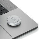 圧力感知スクロール付きミニラウンドキャパシターマウス、超携帯型ワイヤレスマウス、接続方法:有線、2.4G、デュアルBLUETOOTH、ラバーシSLEEVE付き、ビジネスプロフェッショナル向け、銀