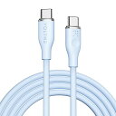 タイプC ケーブル VOLTME 超高耐久 60W 急速充電 PD ケーブル シリコン素材採用 絡まないケーブル MACBOOK、IPAD PRO/AIR、GALAXY、SONY、PIXEL等TYPE-C機器対応 USB-C & USB-C(2)