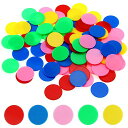 カジノチップポーカーチップ25mm5色【100入り】算数おもちゃ数学の学習ゲームプレイ用ルーレットバカラブラックジャック麻雀用