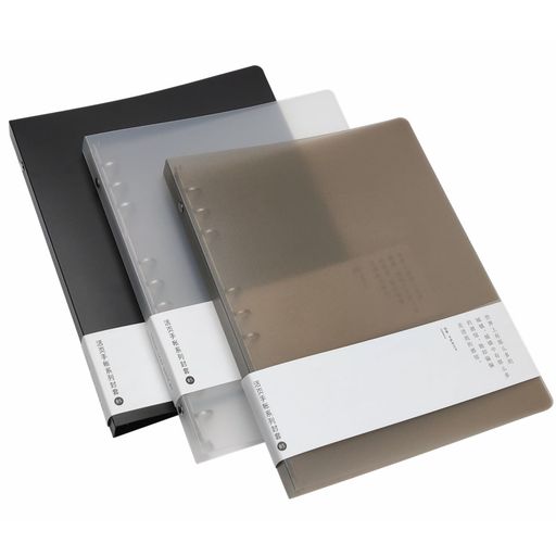 3パックA5A6B5PP6リングバインダーカバー6穴詰め替え可能なPVCノートブックラウンドリングバインダーカ..