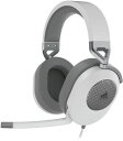 CORSAIR HS65 SURROUND コルセア サラウンド 3.5MMコネクタ ゲーミングヘッドセッ トMAC/PS5/PS4/ XBOX SERIES/SWITCH対応 DISCORD認証 -ホワイト- CA-9011271-AP(2)