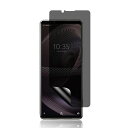 【1枚セット】XPERIA5用覗き見防止フィルム指紋認証対応【柔らかいTPU素材自動修復】XPERIA5SO-01MSOV41対応3D曲面保護ガラスフィルム【インストールツール付き】貼り付け簡単浮き防止高透過…