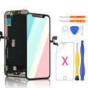 YodoitiPhoneX液晶パネル画面交換フロントパネルLCDガラスCOFタッチパネルFHDスクリーンデジタイザ工具付属パーツ黒5.8インチキット