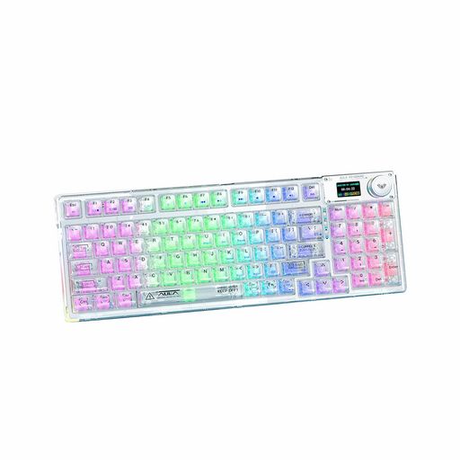 OUSEITECH F98PRO ゲーミングキーボード 透明キーボード ホットスワップメカニカルキーボード テンキーキーボード ワイヤレス 透明キーキャップ RGBバックライト 95キー ANDROID/OS/MAC/WINDOWS対応 OUSEITECH F98PRO ゲーミングキーボード 透明キーボード ホットスワップメカニカルキーボード テンキーキーボード ワイヤレス 透明キーキャップ RGBバックライト 95キー ANDROID/OS/MAC/WINDOWS対応