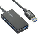 エレコム(ELECOM) USB3.0 ハブ 4ポート バスパワー タブレット向け ブラック U3H-A411BBK(2)