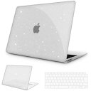 【M1 チップモデル キラキラ星 人気特別版】 NPUOLS MACBOOK AIR 13 インチ ケース カバー 2021 2020 2019 2018モデル かわいい 薄型 おしゃれ 人気 耐衝擊 マックブックエアー 保護ケース 女性 女子 M1(2)