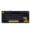 EPOMAKERxAulaF75ゲーミングキーボードガスケットメカニカルキーボード5層パッド&ノブ付き75%ワイヤレスホットスワッパブルBluetooth/2.4GHz/USB-CRGB技適認証取得(BlackIce