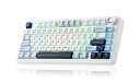 AULAF75ラピッドトリガーキーボードメカニカルゲーミングキーボードワイヤレス75%キーボードBLUETOOTHPBTキーキャップ・ホットスワップ