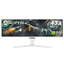 aopen ウルトラワイドモニター 43xv1cpwmiiphx 43.8インチ 120hz 1ms va フルhd ps4 fps向き hdmi×2 displayport amd freesync premium hdr 400 3年保証 高さ調整