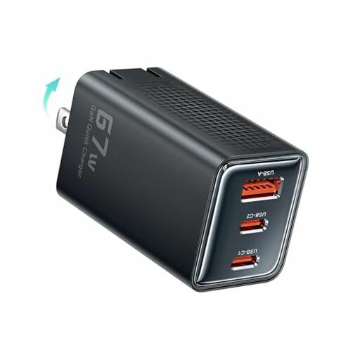 TOOCKI67W®ŴPD/QC/PPSбCŴ3ݡGANIIIⲽꥦ̾USB-C*2USB-A*1ޤ...