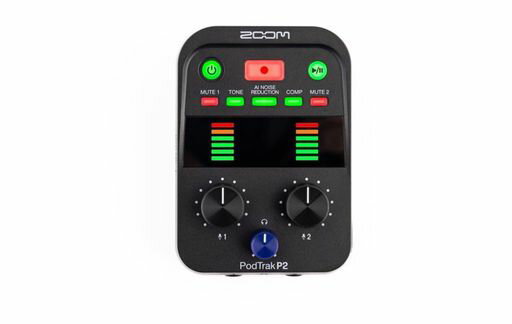 ZOOMズームP2ポッドキャストレコーダーブラック小型手のひらサイズAIノイズリダクション機能搭載バックグラウンドノイズ低減1~2人用配信USBマイク用レコーダー2つのUSBマイク入力と2つの… ZOOMズームP2ポッドキャストレコーダーブラック小型手のひらサイズAIノイズリダクション機能搭載バックグラウンドノイズ低減1~2人用配信USBマイク用レコーダー2つのUSBマイク入力と2つの…